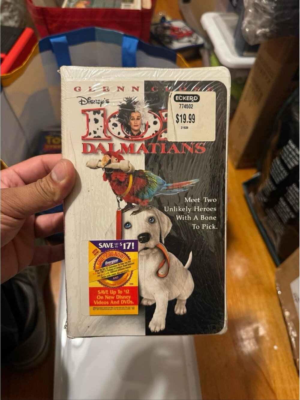 Disney 102 Dalmatians VHS Tape New Sealed 2001 Live Action Movie